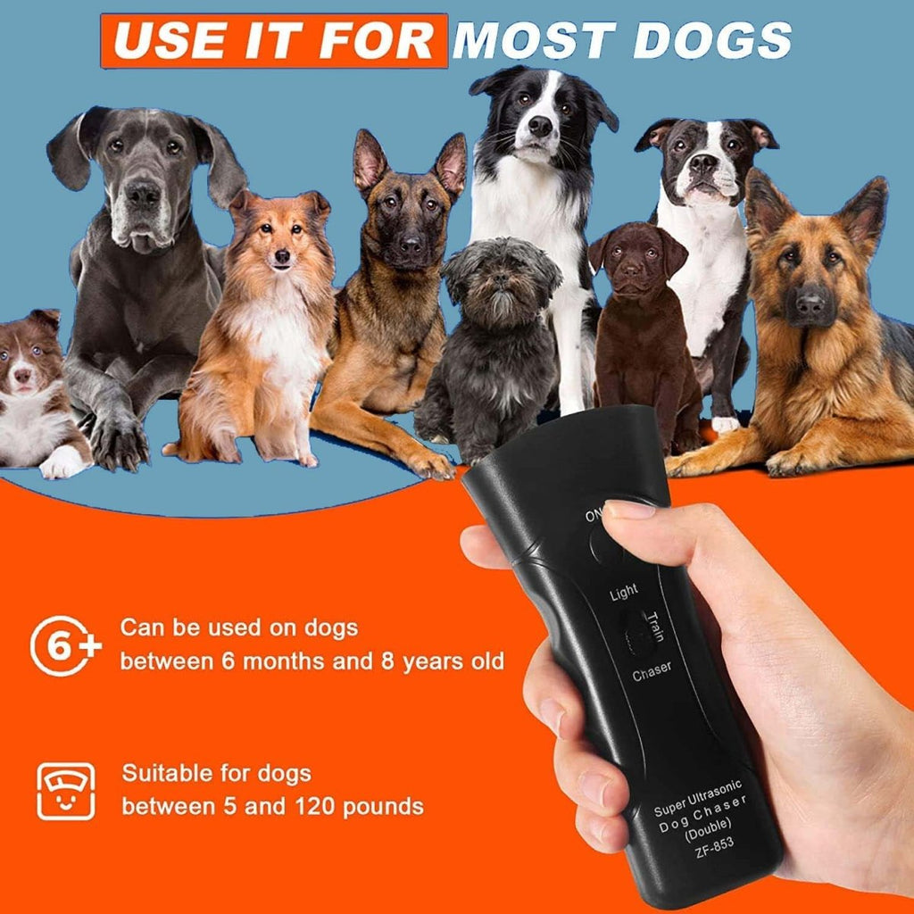 AeroGuard ultrasoon blafafschrikmiddel voor honden - training met één knop