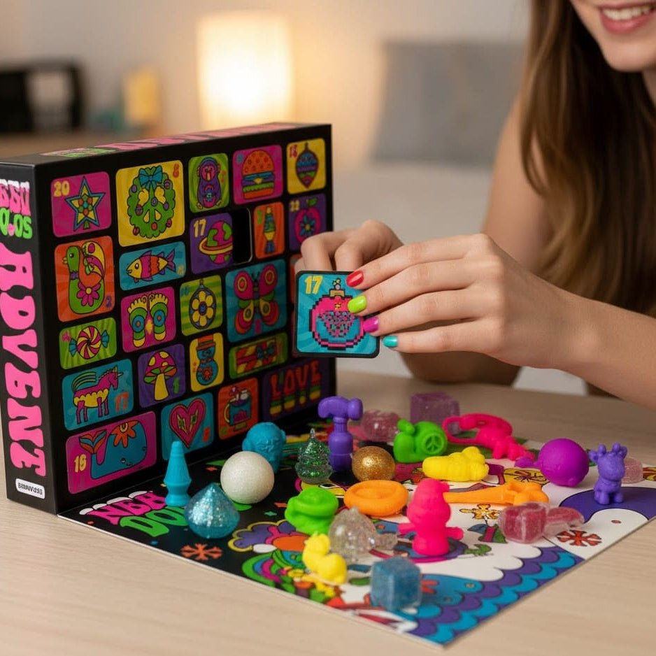 Calendário do Advento SquishJoy 2025 — 24 surpresas com brinquedos antisstress