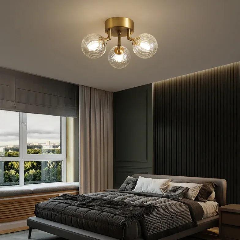 Takglasarmatur med mässingskuldesign | livraina