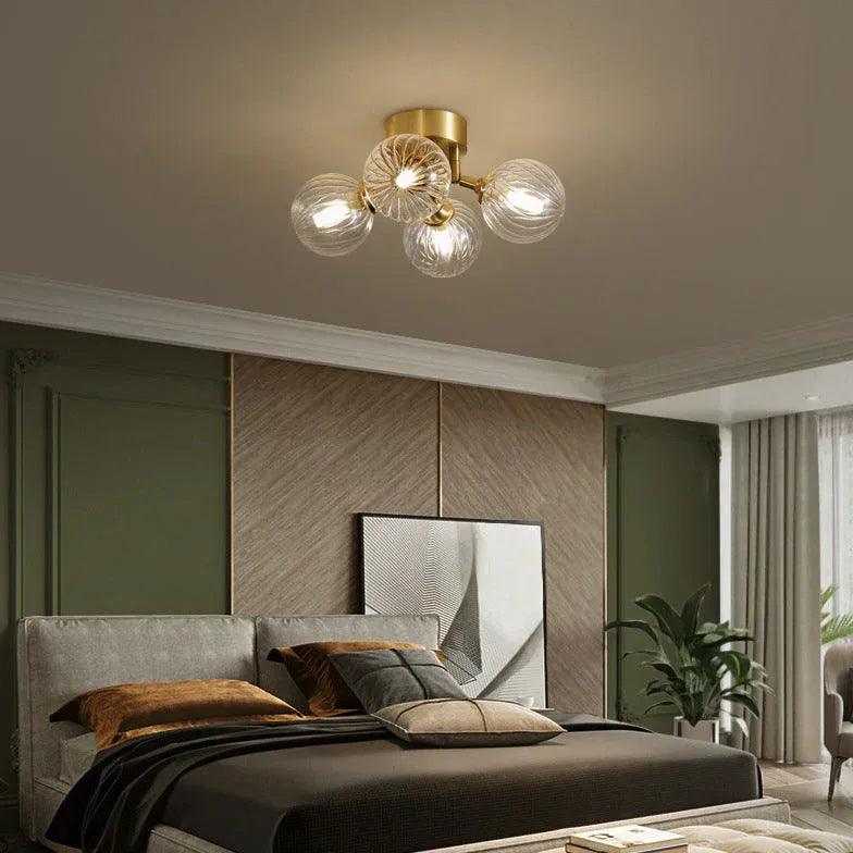 Takglasarmatur med mässingskuldesign | livraina