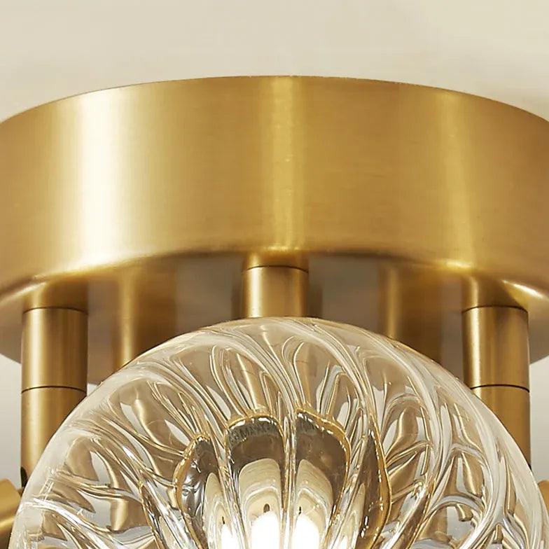 Takglasarmatur med mässingskuldesign | livraina