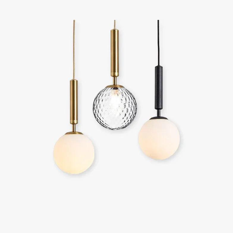 Pendellampor i glas med nordisk globdesign | livraina