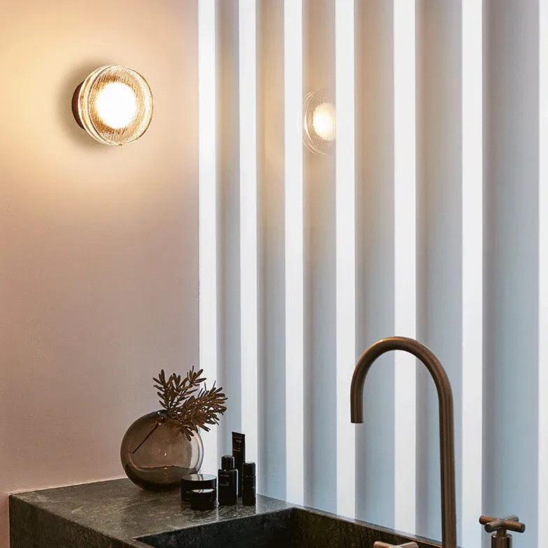 Moderne Glaswandleuchte im Acryldesign | livraina