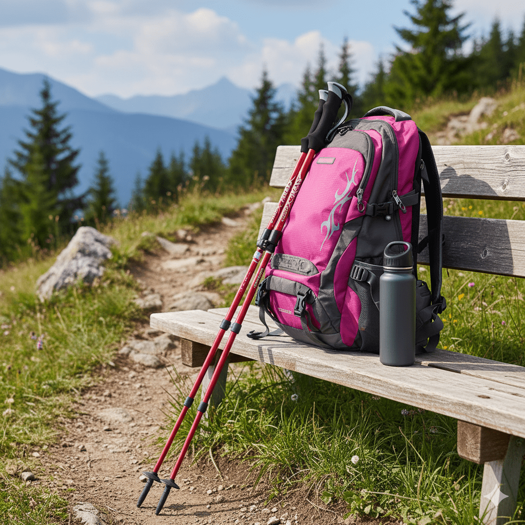 Bastoncini da trekking Apex Trek - bastoncini da escursionismo regolabili per stabilità e comfort