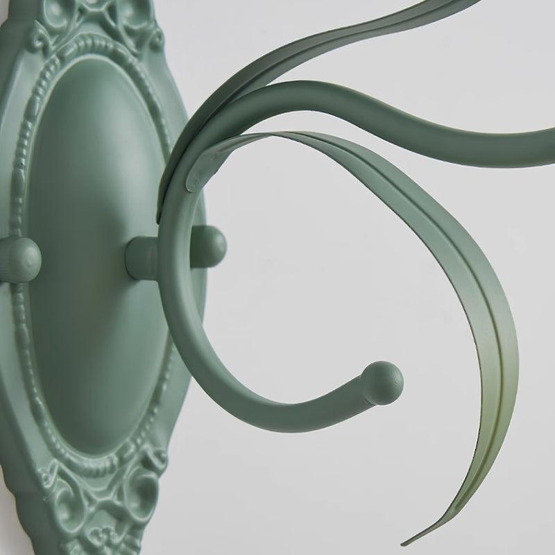 Kreative Orchideen-Wandleuchte aus Glas für das Schlafzimmer | livraina