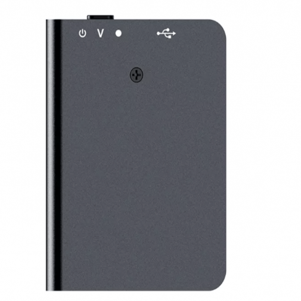 Registratore vocale digitale VOXEN da 10 g — 39,5 × 30,5 × 6 mm, attivazione vocale
