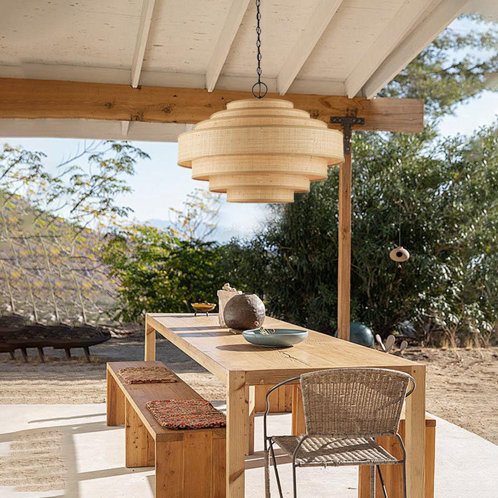 Hanglamp van stof voor de eetkamer | livraina