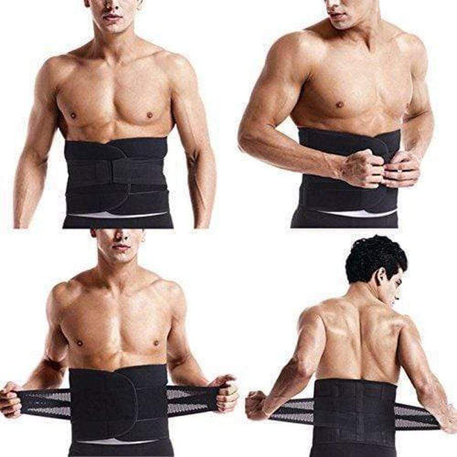 Men's  Waist Trainer — Slim Sweat Belt for Belly Fat Burn