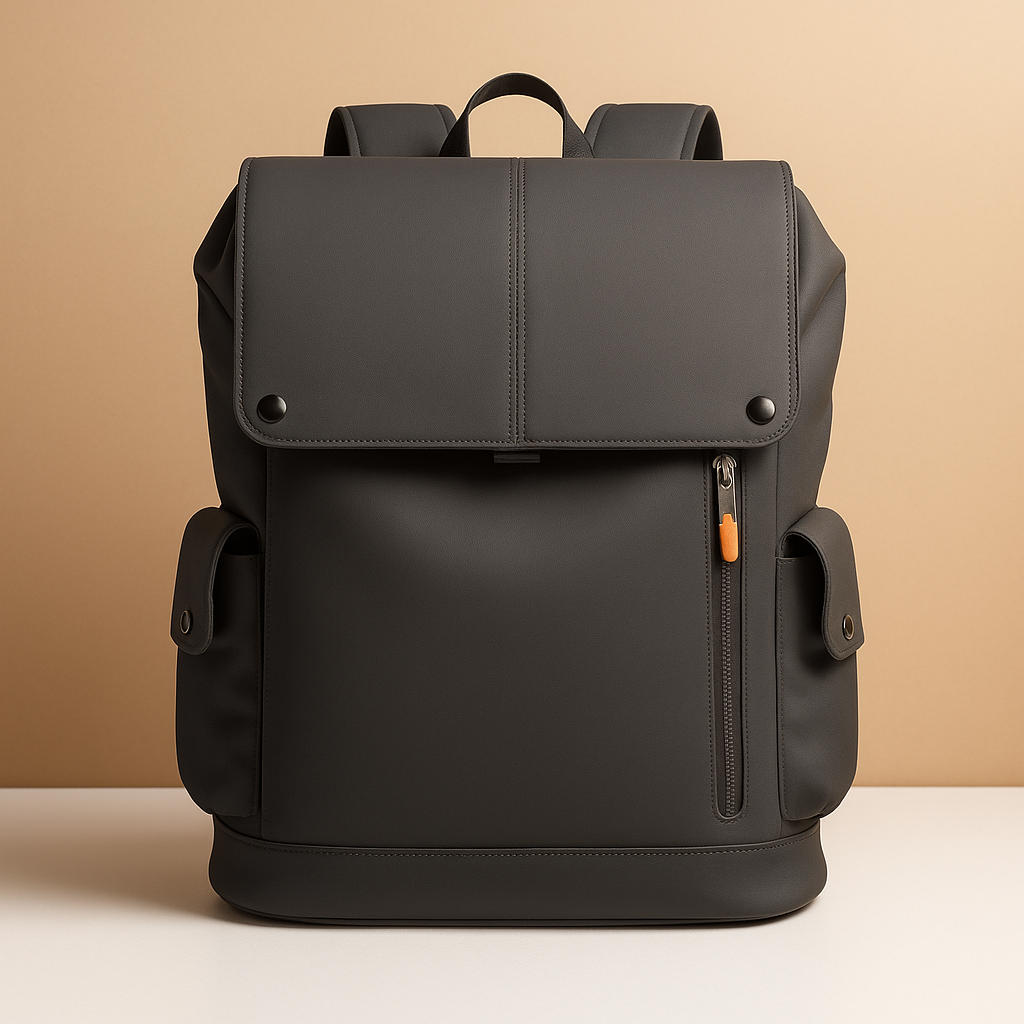 Mochila impermeable de cuero para portátil NovaTrail, para hombre