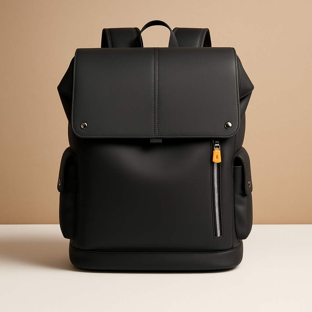 Mochila impermeable de cuero para portátil NovaTrail, para hombre