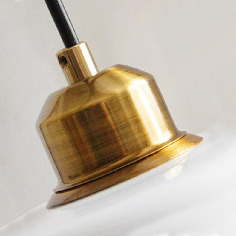 Künstlerische Glas-Pendelleuchte in UFO-Form für das Esszimmer | livraina