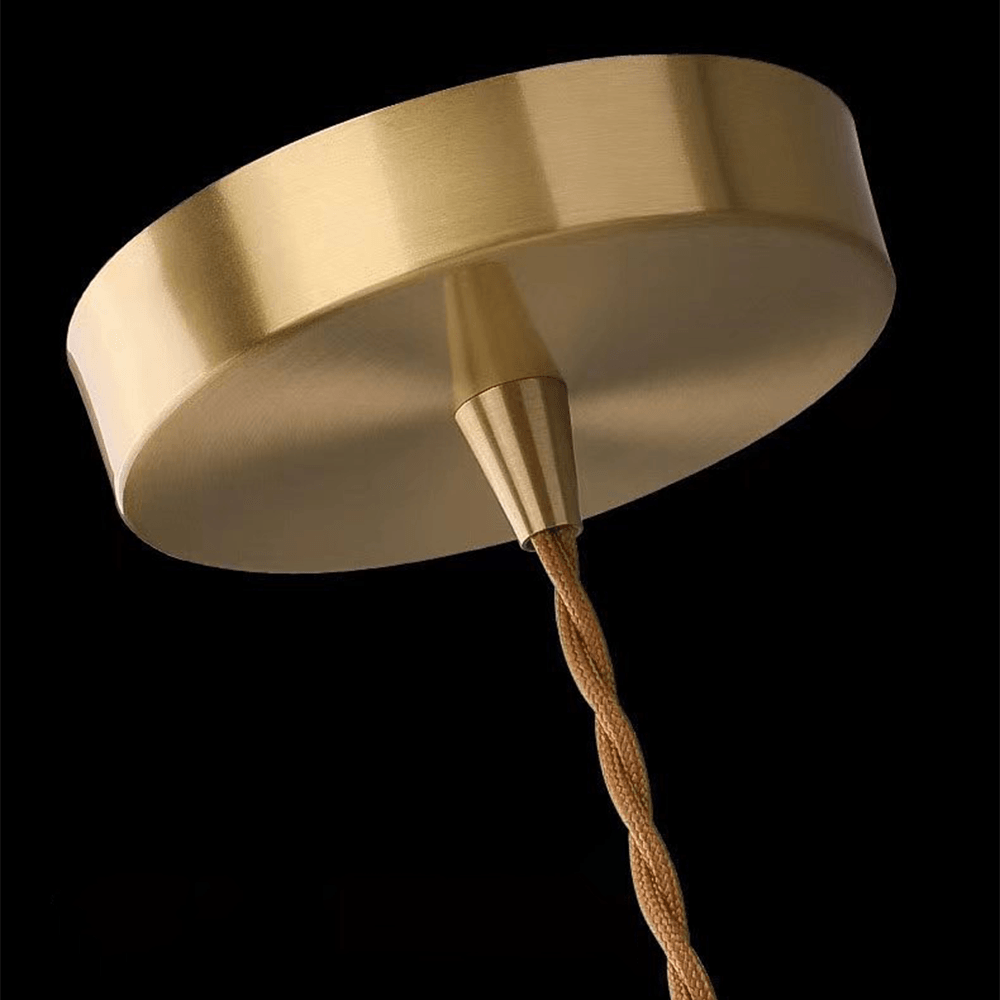 Künstlerische Glas-Pendelleuchte in UFO-Form für das Esszimmer | livraina