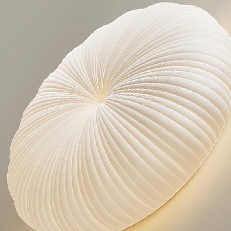 Cream LED Circle Ceiling Light for Bedroom | livraina
