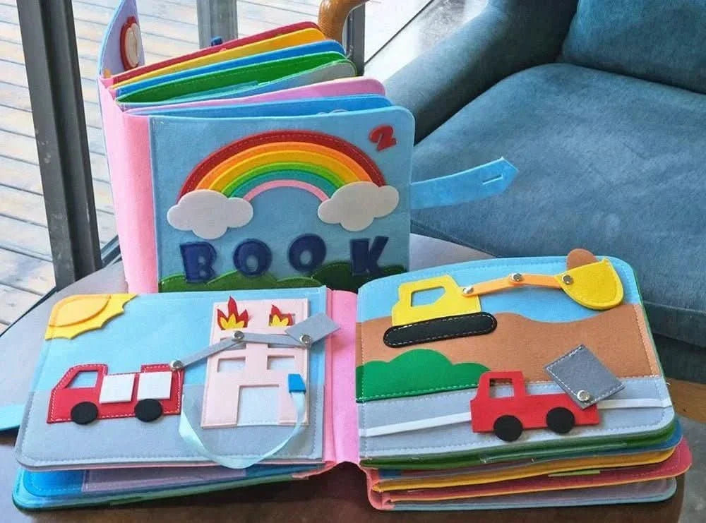 NovaLoom IMAGINA Montessori-bok — 16 interaktiva berättelser och aktiviteter