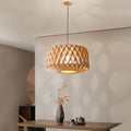 Moderne kreativ pendellampe i flettet tre | livraina