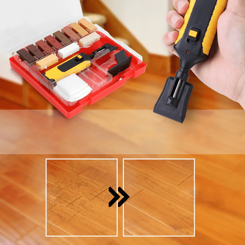 طقم إصلاح الشمع بالقلم الحراري TimberMelt System، 11 لونًا