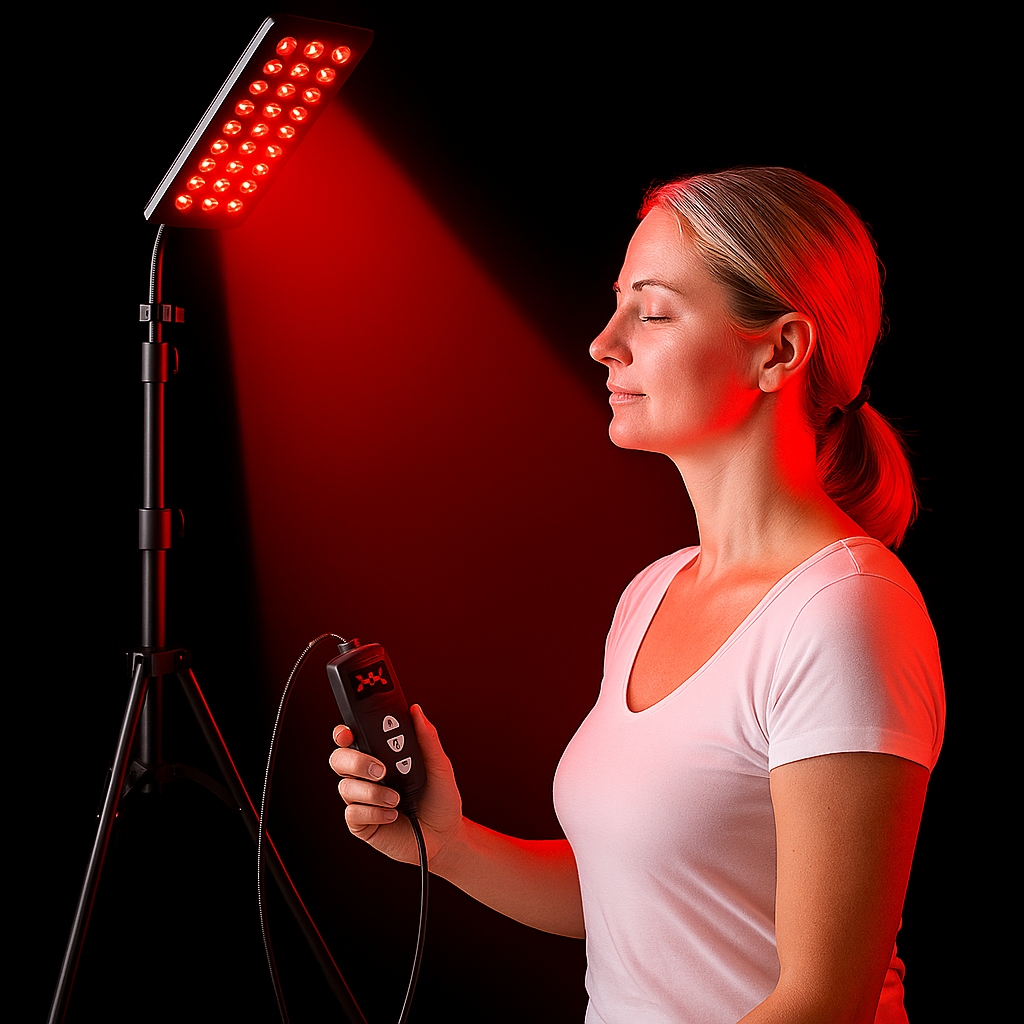 Lampe de luminothérapie rouge flexible Theia — 660 nm/850 nm, double tête