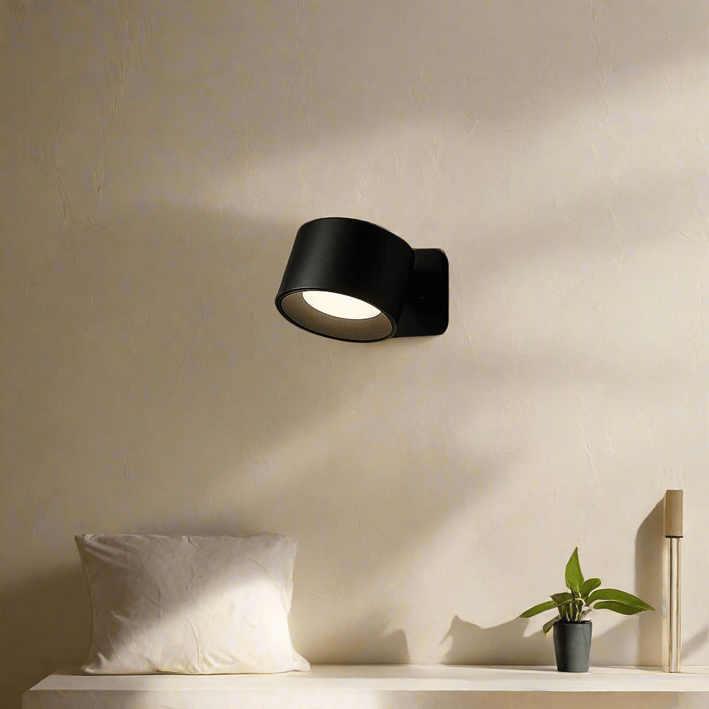 NovaGlow trådlös LED-lampa — roterbart lamphuvud med 360-graders rotation
